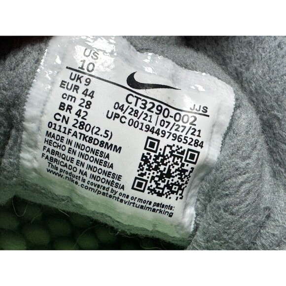 Nike Offline Pack Shoes Mens 10 Cool Gray Quilted Slip On Laced Comfort Sneakers main image 13